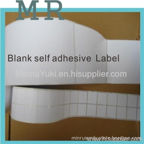 Blank Self Adhesive Paper In Packing And Printing Barcode Labels